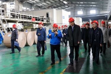 国度邮政局赵民一行莅临918.com调研快递包装绿色治理试点工作
