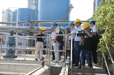 浙江省生态环境厅一行到莅临918.com纸业调查领导